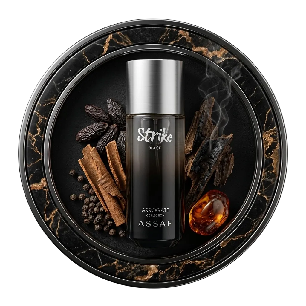 عطر سترايك بلاك من عطور عساف